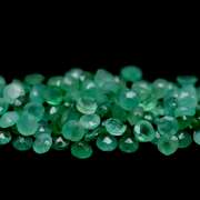 Rich emerald green 7.25ct 111pc emerald set