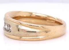 Incredible Yellow Gold Channel Set Diamond Band