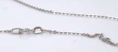 Fancy White Gold Diamond Ornate Cross Pendant on Chain Necklace