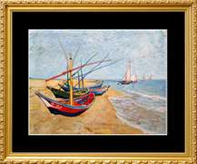 Vincent Van Gogh, Fishing Boats on the Beach