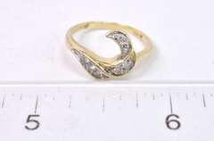 Free Style Diamond Ring in 14KT