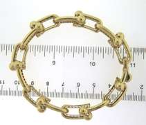 Original Handmade Italian 14k Gold Chain Bracelet