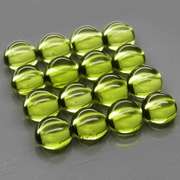 Pristine 10.73ct 16pc lime green Peridot set