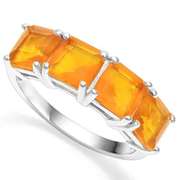 925 STERLING SILVER RING 6 MM PRINCESS CUT CREATED AZOTIC GEMSTONE WOMEN WEDDING RING BAND