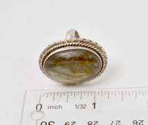 Sterling Silver Moonstone Cocktail Ring.