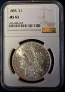 1885 MS63 Morgan $