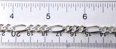 Italian Sterling Silver Figaro Bracelet