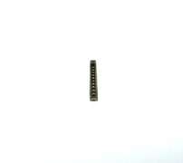 Sterling Silver Line Pendant with Cubic Zirconias