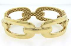 Wonderful Handmade Italian 14k Gold Chain Bracelet.