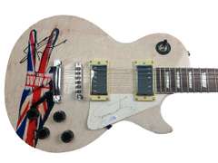 The Who Autographed Signed Graphics Photo 12-String Guitar ACOA