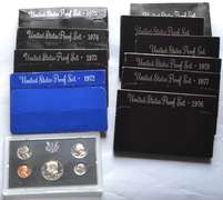 1973-1982 US Proof Set Lot