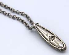 Andrea Candela 18k and sterling diamond necklace