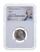 MS67 1938-D Jefferson Nickel - Graded NGC