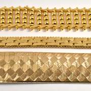 Lovely Group of 3 Vermeil Bracelets