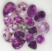 Glittering 10.99ct multi-color Amethyst set