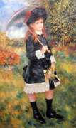 Pierre Auguste Renoir, Girl with a Parasol