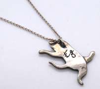 Sterling Silver Cat Pendant on Chain Necklace