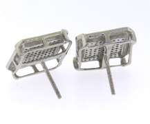 10K WHITE GOLD DIAMOND STUDS