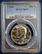 1964 PCGS PR68 50C