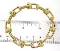 Original Handmade Italian 14k Gold Chain Bracelet