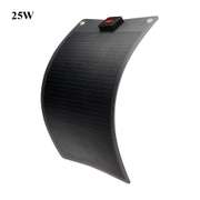 25W 19V Solar Panel Flexible PET Monocrystalline