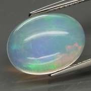Vibrant 2.72ct rolling floral flashing Welo Opal
