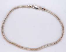 Italian Sterling Silver Chain Bracelet