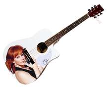 Reba McEntire Autographed Signed Acoustic Graphics Guitar ACOA