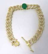 Sterling Silver Cubic Zirconia Bracelet