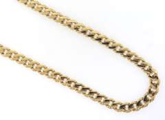 Gorgeous 14kt Yellow Gold Curb Link Chain Necklace