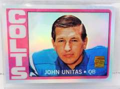 Johnny Unitas Topps #165 Reprint Football Card