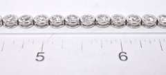 Brilliant Lady's White Gold Bracelet With Diamonds