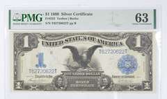 1899 $1 FR#233 Black Eagle Silver Certificate Graded PMG 63 Choice UNC