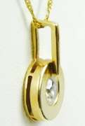 Elegant 14K Diamond Pendant & Chain