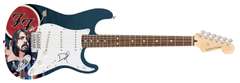 Foo Fighters Dave Grohl Autographed Signed Custom Photo Graphics Guitar ACOA