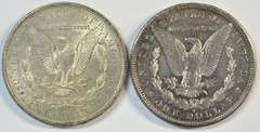 1879-P & 1879-S Morgan Silver Dollars