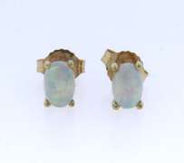Favorite Set of 1.03ct Opal Stud, Ring and Necklace