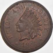 1863 Union & Liberty Civil War Token Off Center