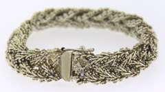 Vintage Sterling Silver Signed Bracelet