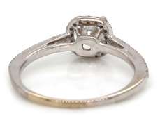 Dazzling White Gold RBC Diamond Engagement Ring