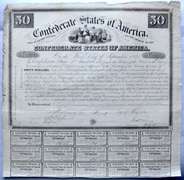 $ 50 May 1 1861 The Confederate States of America Bond