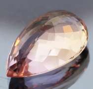 Elegant 13.92ct pear cut Bolivian Ametrine