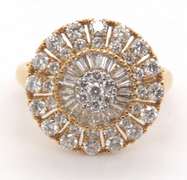 Perfect High Quality 18k Stamped Yellow Gold Diamond Ring