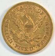 Original BU 1879 US $5 Liberty Gold Piece. Better date