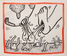 KEITH HARING UNTITLED 1990
