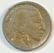 Key date 1915-S Buffalo Nickel in VF