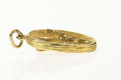 14K Yellow Gold 3D Ornate Saguaro Cactus Desert Motif Charm/Pendant