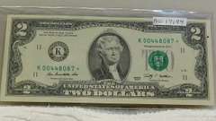 2009 Star Note, $2 Fed Res Note, GEM Unc