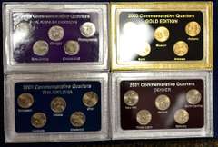 Lot Of 5 50 State Commemorative Quarters.