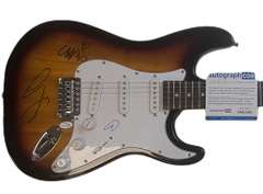 Coldplay Autographed Signed Stratocaster Guitar ACOA
